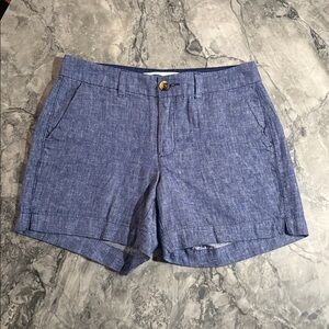 OLD NAVY chambray mid-rise, 3.5” inseam shorts. Size 4. Perfect condition!
